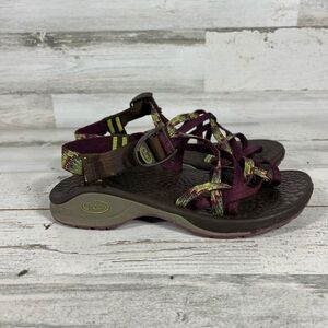 Chaco ZX/2 Classic Womens Purple Green Strappy Outdoor Hiking Sandals US‎ 6
